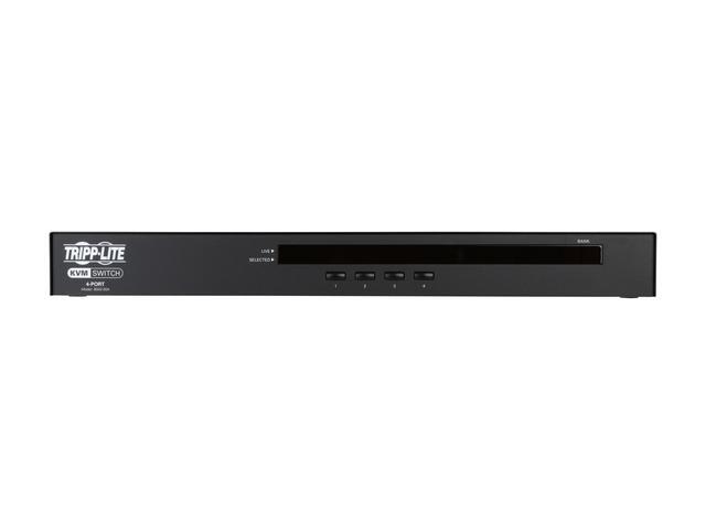 Tripp Lite 4-Port 1U Rack-Mount USB/PS2 KVM Switch With On-Screen Display (B042-004)
