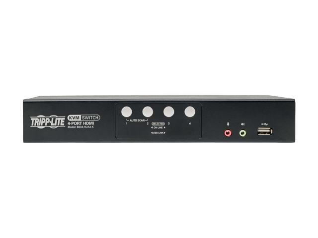 Tripp Lite 4-Port HDMI/USB KVM Switch With Audio/Video And USB Peripheral Sharing