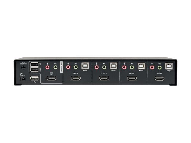 Tripp Lite 4-Port HDMI/USB KVM Switch With Audio/Video And USB Peripheral Sharing
