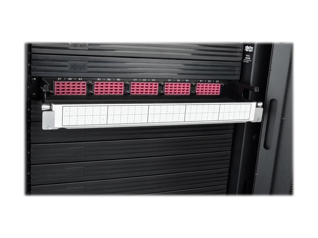 Tripp Lite 50/125 Breakout Fiber Patch Panel 40 GB To 10 GB 15 MTP QSFP To 60 LC Duplex OM4 Multimode Ports 1U (N48K-15M8L60-B)