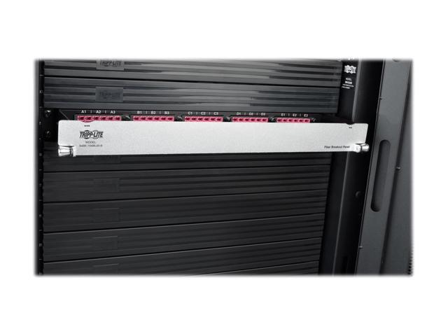 Tripp Lite 50/125 Breakout Fiber Patch Panel 40 GB To 10 GB 15 MTP QSFP To 60 LC Duplex OM4 Multimode Ports 1U (N48K-15M8L60-B)