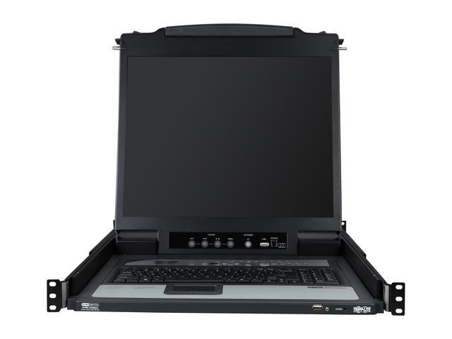 Tripp Lite 8-Port 1U Rack-Mount Console KVM Switch With 19-in. LCD + 8 PS2/USB Combo Cables; TAA Compliant (B020-U08-19KTAA)