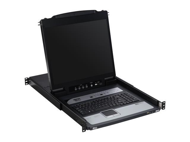 Tripp Lite 8-Port 1U Rack-Mount Console KVM Switch With 19-in. LCD + 8 PS2/USB Combo Cables; TAA Compliant (B020-U08-19KTAA)