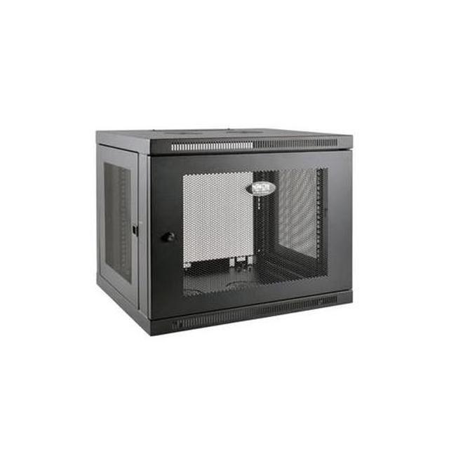 Tripp Lite 9U Wall Mount Rack Enclosure Server Cabinet Low Profile Deep