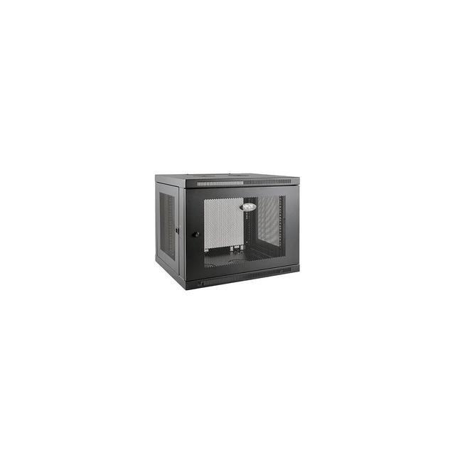Tripp Lite 9U Wall Mount Rack Enclosure Server Cabinet Low Profile Deep
