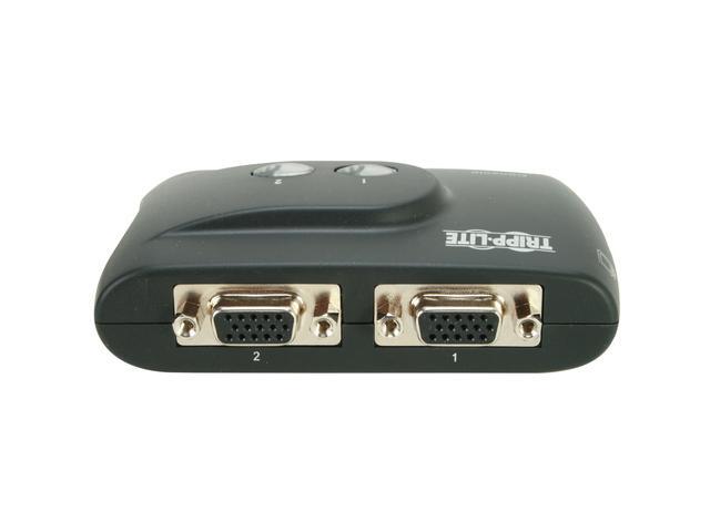 TRIPP LITE B004-VUA2-K-R 2-Port Compact USB KVM Switch W/Audio And Cable