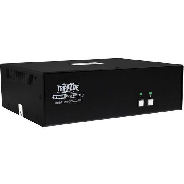 Tripp Lite By Eaton Secure KVM Switch 2-Port Dual Head DP To DP 4K TAA