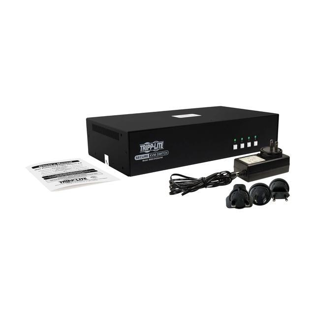 Tripp Lite By Eaton Secure KVM Switch 4-Port Dual Head DVI To DVI NIAP PP4.0