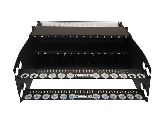 Tripp Lite Enclosure For 28 High-Density Fiber Cassettes 4U Rack Mount Patch Panel 10 Gb 40 Gb And 100/120 Gb Equipment Up To 336 Duplex LC Ports (N482-04U)