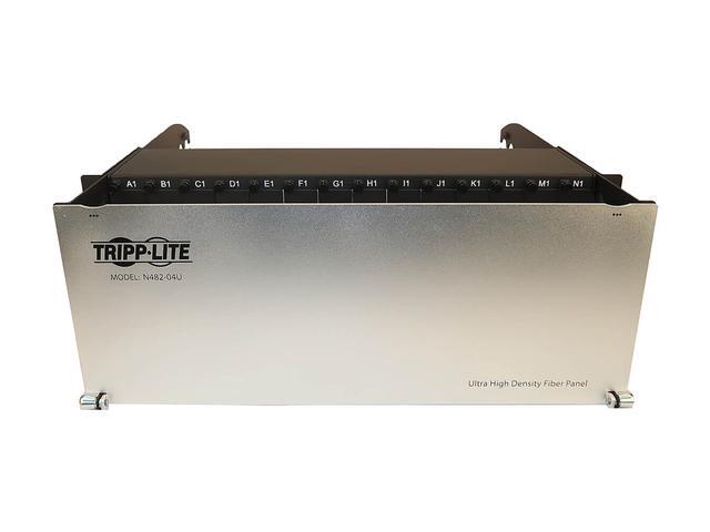 Tripp Lite Enclosure For 28 High-Density Fiber Cassettes 4U Rack Mount Patch Panel 10 Gb 40 Gb And 100/120 Gb Equipment Up To 336 Duplex LC Ports (N482-04U)