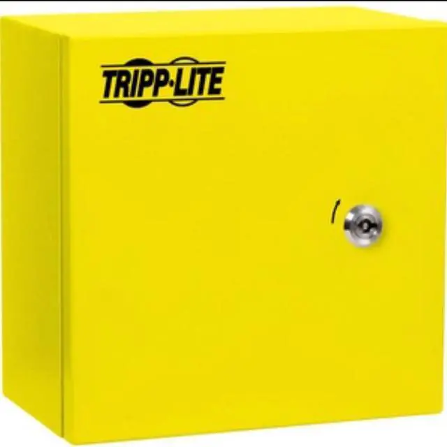 Tripp Lite INDUSTRIAL RACK ENCLOSURE OUTDOOR LOCK NEMA4 10X10X6IN YELLOW - SRIN410106Y