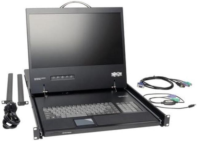 Tripp Lite KVM Rack Console 1U Rackmount W 19" LCD Display - B021-000-19