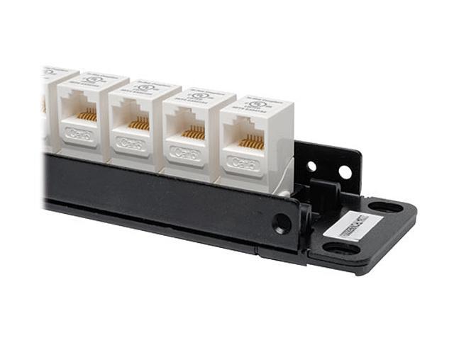 TRIPP LITE N250-024-LP 24-Port Cat6 / Cat5e Low Profile Wallmount Patch Panel 1U TAA GSA