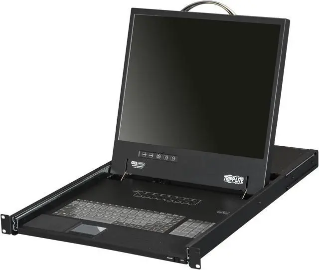 Tripp Lite Rack Mount Console KVM Switch NetController 8-Port 1U KVM Console 19 in. LCD Display Monitor (B040-008-19)