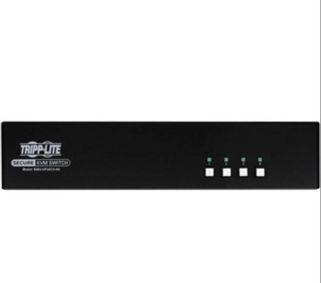 Tripp Lite SECURE KVM SWITCH 4-PORT DUAL HEAD DISPLAYPORT TO DP 4K NIAP 4.0 - B002-DP2AC4-N4