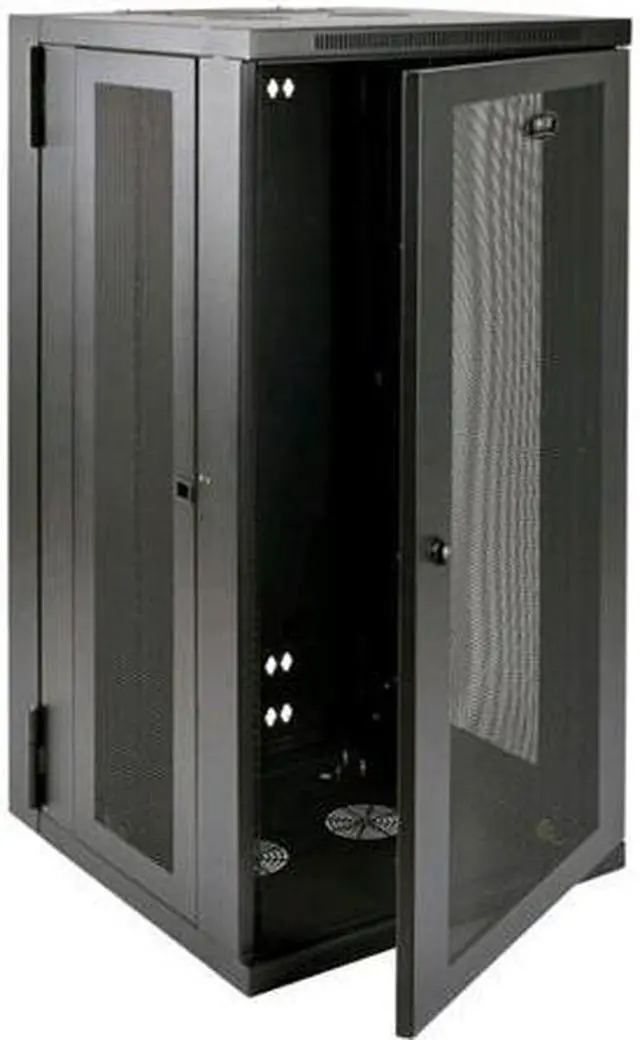 Tripp Lite SmartRack 26U UPS-Depth Wall-Mount Rack Enclosure Cabinet Hinged Back