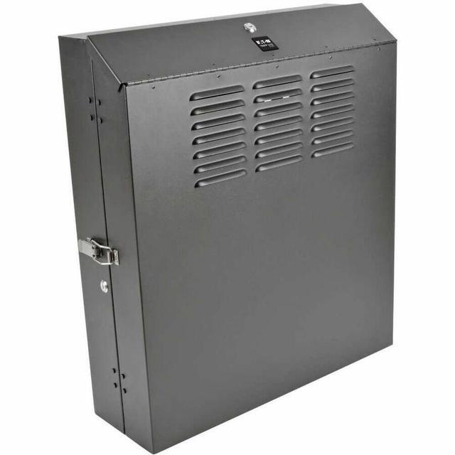 Tripp Lite SmartRack 4U Low-Profile Vertical-Mount Switch-Depth Wall-Mount Rack Enclosure Cabinet