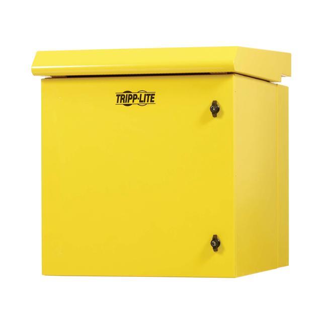 Tripp Lite SmartRack Industrial Wallmount Rack 12U Enclosure - 12IN Deep - NEMA 3R - Yellow SRN3RY12US