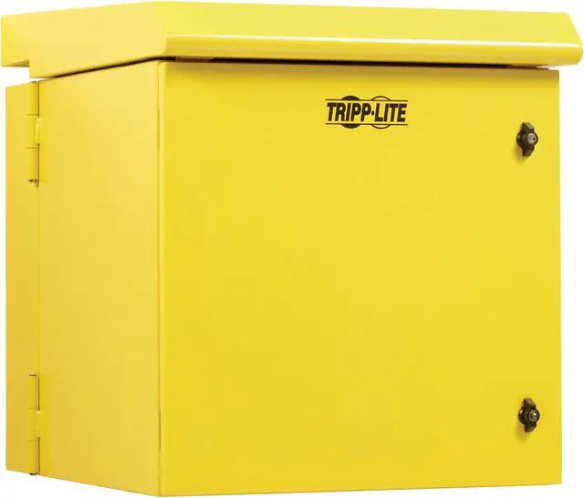 Tripp Lite SmartRack Industrial Wallmount Rack 12U Enclosure - 12IN Deep - NEMA 3R - Yellow SRN3RY12US