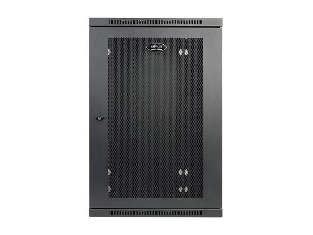 Tripp Lite SmartRack Slim 18U Swinging Wall-Mount Rack Enclosure Cabinet