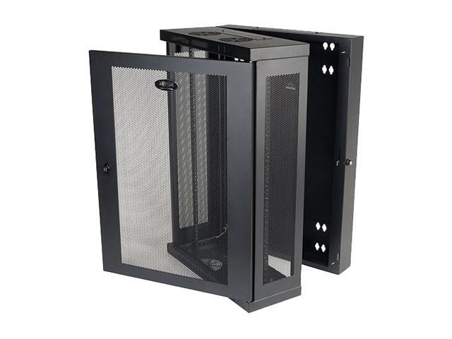 Tripp Lite SmartRack Slim 18U Swinging Wall-Mount Rack Enclosure Cabinet