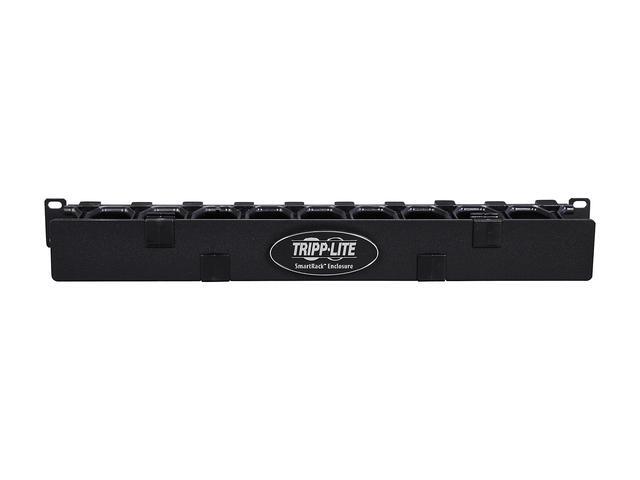 TRIPP LITE SRCABLEDUCT1UHD 1U High Capacity Horizontal Cable Manager (Finger Duct With Dual-hinge Cover)