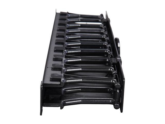 TRIPP LITE SRCABLEDUCT1UHD 1U High Capacity Horizontal Cable Manager (Finger Duct With Dual-hinge Cover)