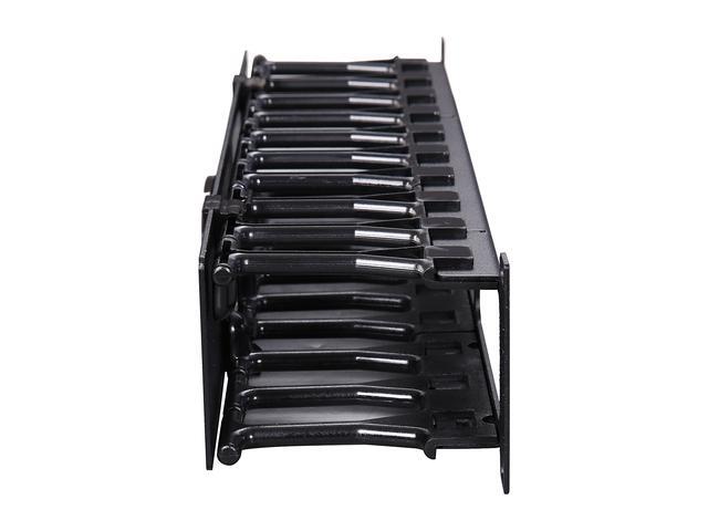 TRIPP LITE SRCABLEDUCT2UHD 2U High Capacity Horizontal Cable Manager (Finger Duct With Dual-hinge Cover)