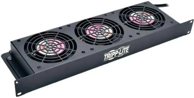 Tripp Lite SRFAN1U 1U SmartRack 1U Fan Tray 3 120V High-Performance Fans 210 CFM 5-15P Plug
