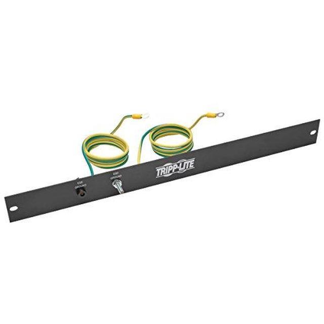 TRIPP LITE SRGROUNDPANELBC Rack Enclosure / Open Frame Server Cabinet ESD Grounding Panel 1U