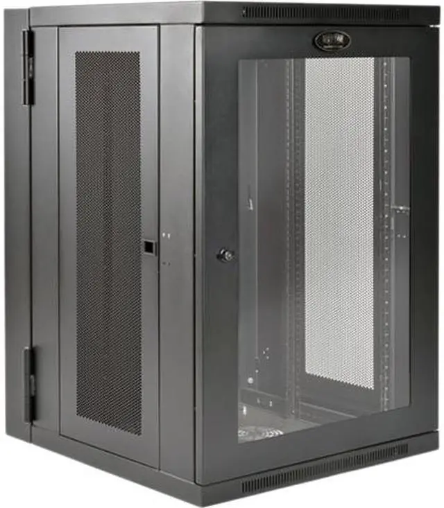 Tripp Lite SRW18USDPG 18U Wall Mount Rack Enclosure Server Cabinet Deep Acrylic Window