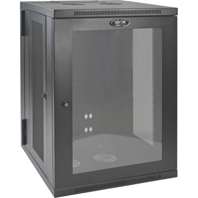 Tripp Lite SRW18USG SmartRack 18U Low-Profile Switch-Depth WallMount Rack Enclosure Cabinet