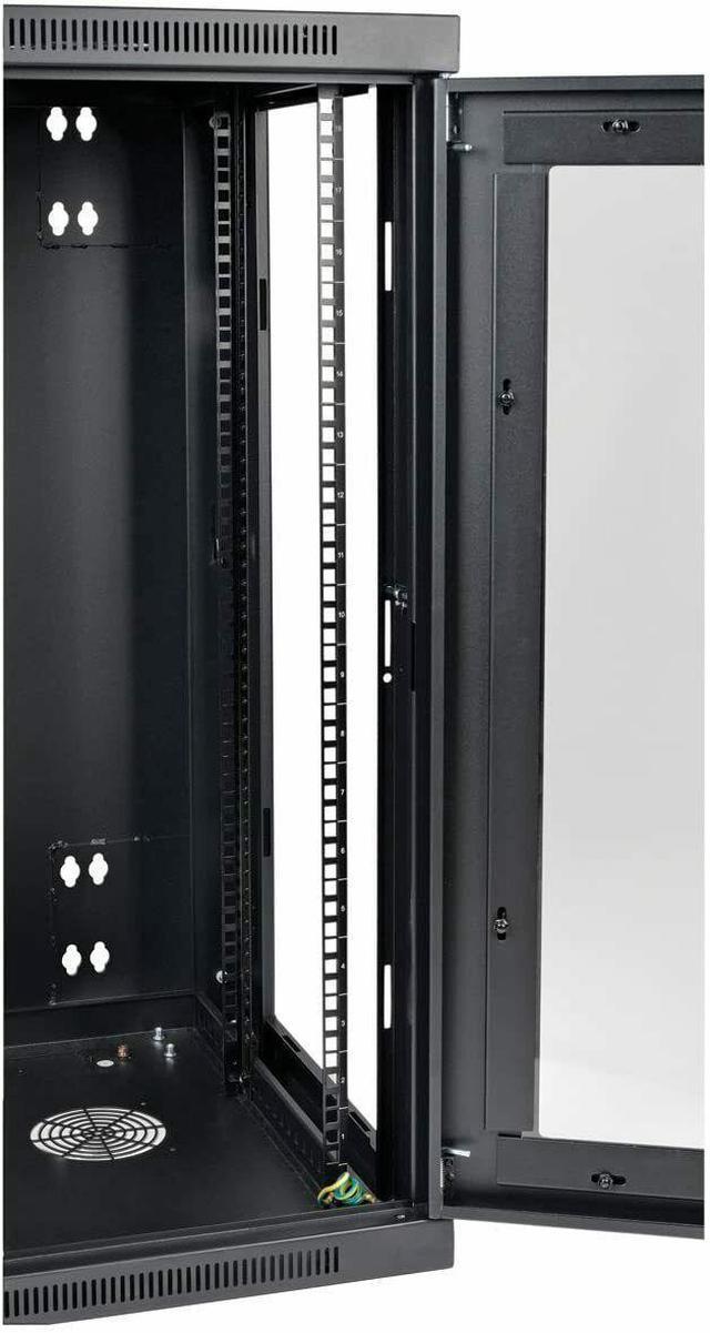 Tripp Lite SRW18USG SmartRack 18U Low-Profile Switch-Depth WallMount Rack Enclosure Cabinet