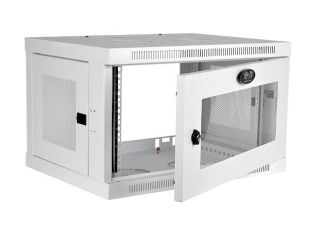 Tripp Lite SRW6UWG 6U SmartRack 6U Low-Profile Switch-Depth Wall-Mount Rack Enclosure Cabinet With Clear Acrylic Window