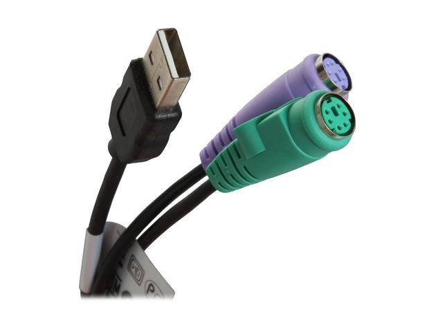 Tripp Lite USB To PS/2 Adapter - Keyboard And Mouse (B015-000)
