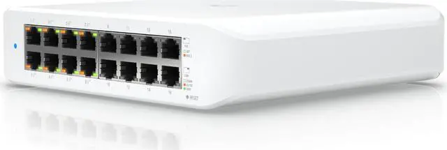Ubiquiti Lite 16 PoE 16-Port Layer 2 PoE Switch ((USW-Lite-16-POE (45W))