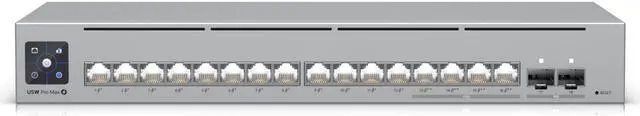 Ubiquiti Networks Pro Max 16 PoE 16-port Layer 3 PoE Switch (USW-Pro-Max-16-PoE (180W))