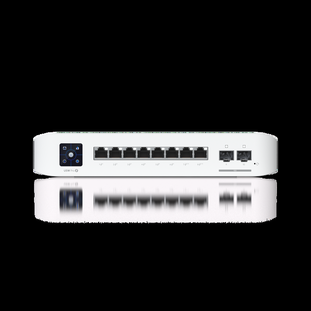 Ubiquiti Pro 8 PoE 8-port Layer 3 PoE Switch ((USW-Pro-8-PoE) (120W))