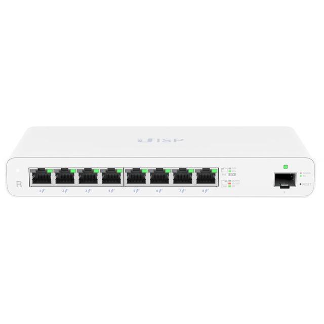 Ubiquiti UISP-R-Router 8-Port Gigabit PoE MicroPoP Router SFP Advanced Traffic Management