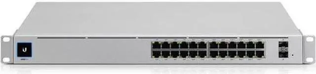 Ubiquiti Usw-Pro-XG-24-Poe Professional-grade 24-Port Layer 3 Etherlighting PoE+++ Switch - (16) 10 GbE - (8) 2.5 GbE - (2) 25G SFP28 ports
