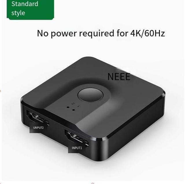 UGREEN 4K 60HZ KVM SWITCH HDMI 2.0 1 Min 2 Switcher 2 In 1 Out Hdmi High Definition Splitter 2 In 1 For Switch Computer Video Ps4 Projector One Drag Two Conversion Display Splitter