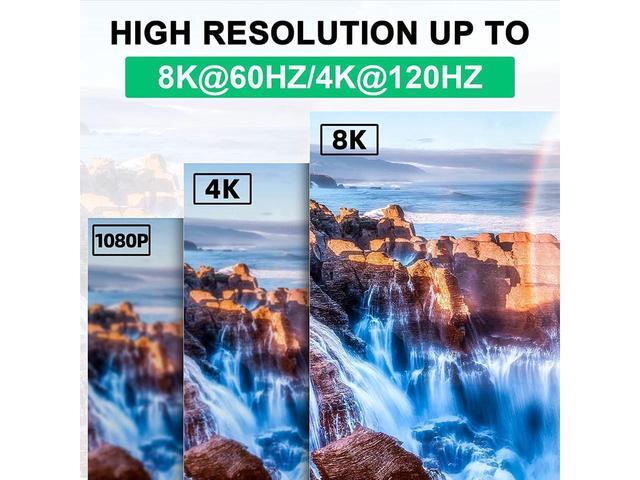 USB C Switch Bi-Directional USB-C Switcher 2 Computers USB Type C KVM Switch 8K 60Hz 4K 120Hz Video/10Gbps Data Transfer/100W Charging Compatible With Thunderbolt Device (Black)