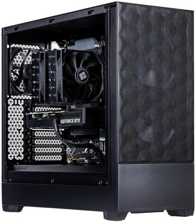 Velztorm Ace II Gaming Desktop PC (AMD Ryzen 7 7700X GeForce RTX 5070 32GB DDR5 2TB PCIe SSD 750W PSU WiFi 7 Bluetooth 5.4 RJ-45 3 Display Port HDMI Win 11 Pro)