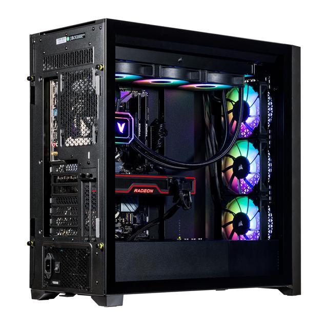 Velztorm Aciex 14th Gen Gaming Desktop PC (Intel I9-14900K AMD Radeon RX 9060 XT 64GB DDR5 2TB PCIe SSD + 6TB HDD 360mm AIO 1000W PSU WiFi 6 Bluetooth 5.2 RJ-45 1 Display Port Win 11 Pro)