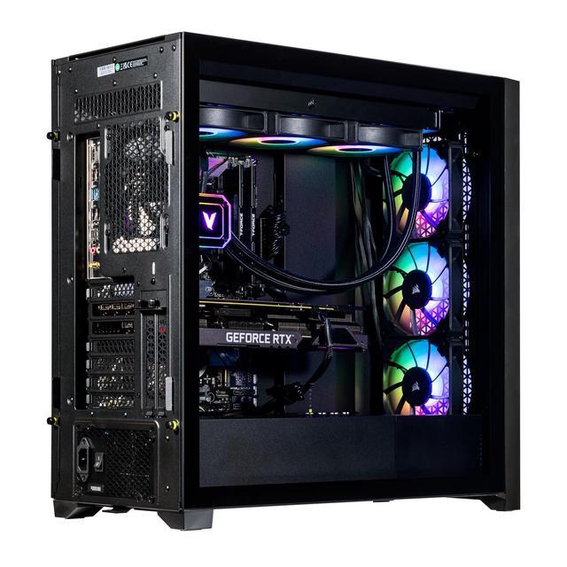 Velztorm Aciex 14th Gen Gaming Desktop PC (Intel I9-14900K GeForce RTX 5070 Ti 64GB DDR5 2TB PCIe SSD + 6TB HDD 360mm AIO 1000W PSU WiFi 6 Bluetooth 5.2 RJ-45 1 Display Port Win 11 Home)