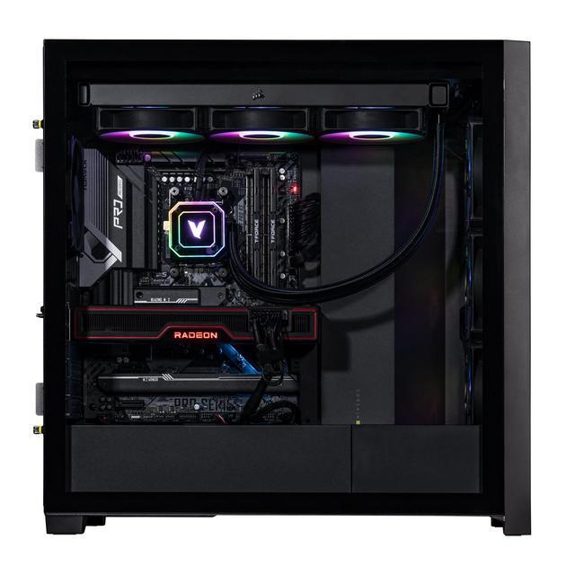 Velztorm Aciex 3D Custom Built Gaming Desktop PC (AMD Ryzen 7 7800X3D Radeon RX 9070 XT 64GB DDR5 2TB PCIe SSD + 6TB HDD 360mm AIO 1000W PSU WiFi 6E Bluetooth 5.2 RJ-45 Win 11 Pro)