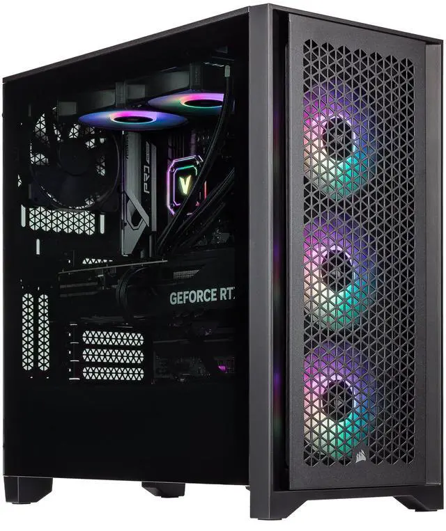 Velztorm Altix Custom Built Gaming Desktop PC (AMD Ryzen 7 9700X AMD Radeon RX 9060 XT 64GB DDR5 2TB PCIe SSD + 6TB HDD RGB Fans 240mm AIO 1000W PSU WiFi 6E Bluetooth 5.2 RJ-45 Win 11 Home)