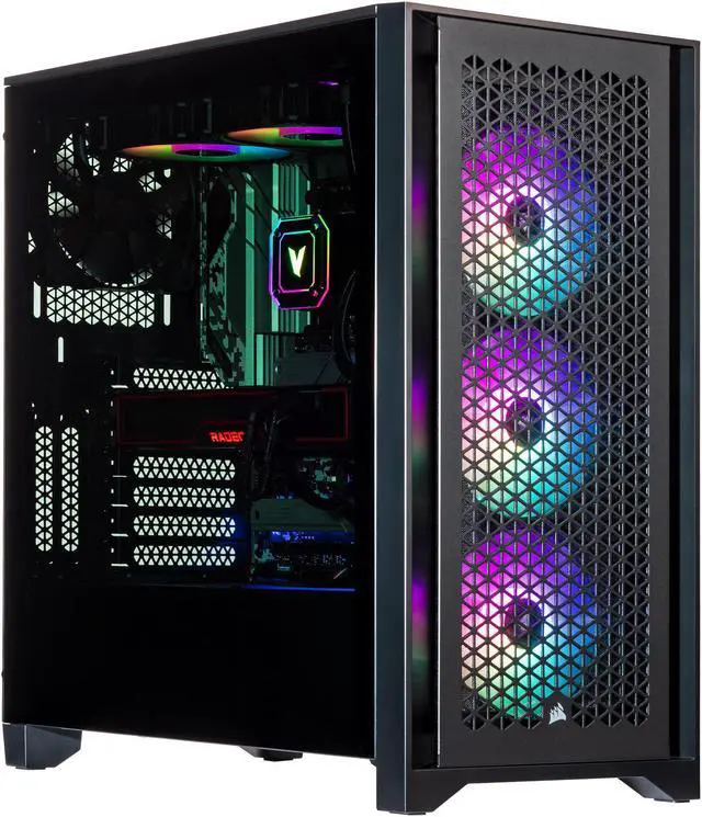 Velztorm Armix Custom Built Gaming Desktop PC (AMD Ryzen 9 7900X AMD Radeon RX 9060 XT 64GB DDR5 1TB PCIe SSD RGB Fans 240mm AIO 1000W PSU WiFi 6E Bluetooth 5.3 RJ-45 Win 11 Pro)