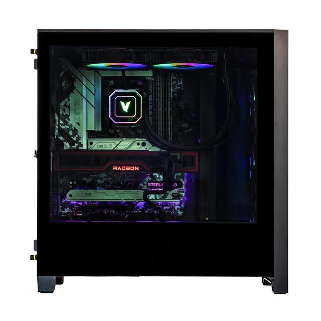 Velztorm Armix Custom Built Gaming Desktop PC (AMD Ryzen 9 7900X AMD Radeon RX 9060 XT 32GB DDR5 2TB PCIe SSD + 1TB HDD RGB Fans 240mm AIO 1000W PSU WiFi 6E Bluetooth 5.3 RJ-45 Win 11 Home)
