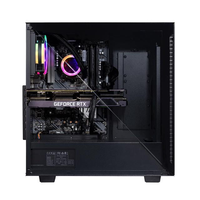 Velztorm Black Gladio Custom Built Gaming Desktop PC (AMD Ryzen 9 5900X 8-Core GeForce GTX 1050 Ti 64GB RAM 8TB PCIe SSD Wifi USB 3.2 HDMI Display Port Win 10 Home)